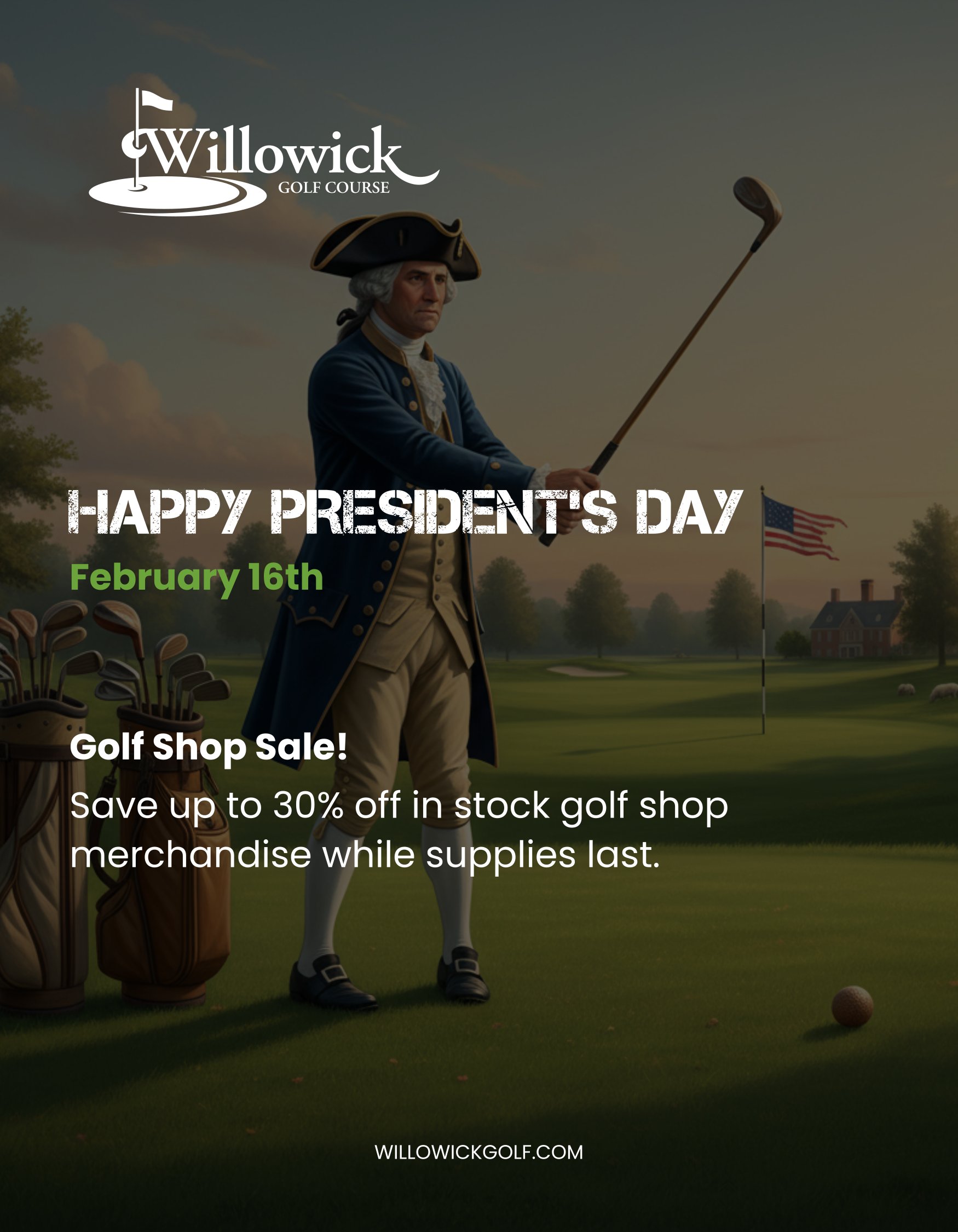 February 16th - Presidents Day